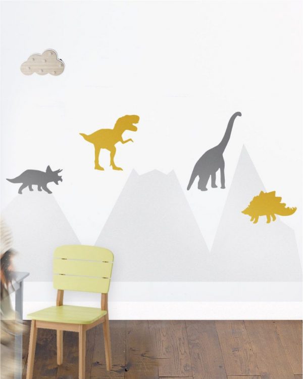Dinozaury 1 - szablon malarski do pokoju dziecka